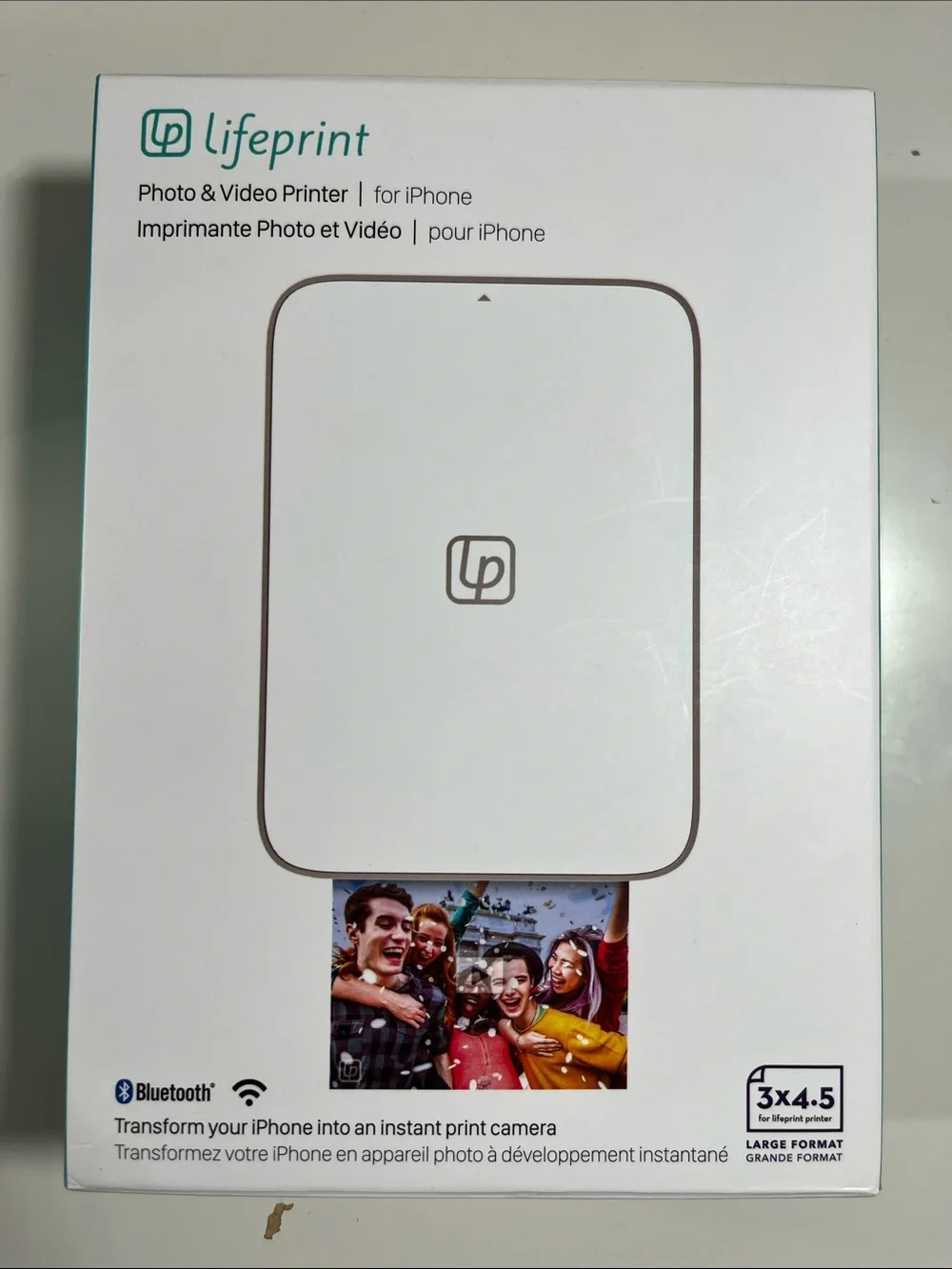 Lifeprint Photo & Video Printer for iPhone - White